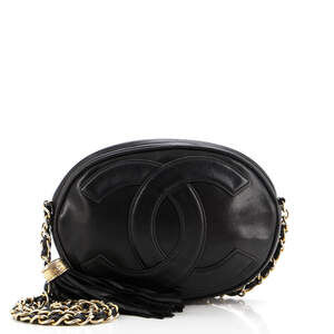 Chanel Vintage Cc Tassel Camera Bag #184073C19B